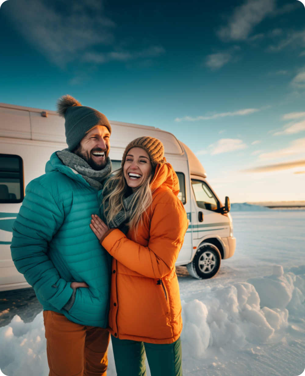 Motorhome in Iceland